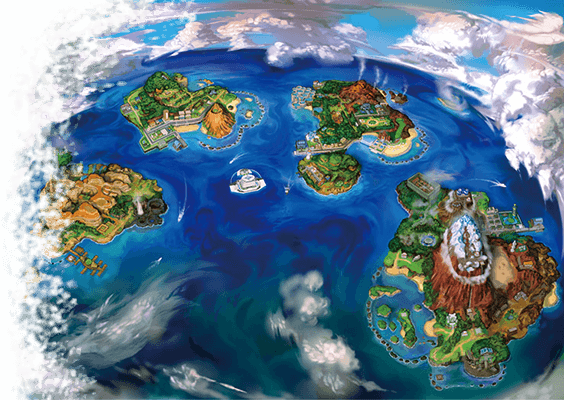 Region Alola - Pokemon Sun & Moon